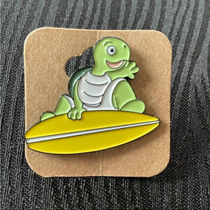 $5 Bundled Surfing Turtle  Enamel Pin